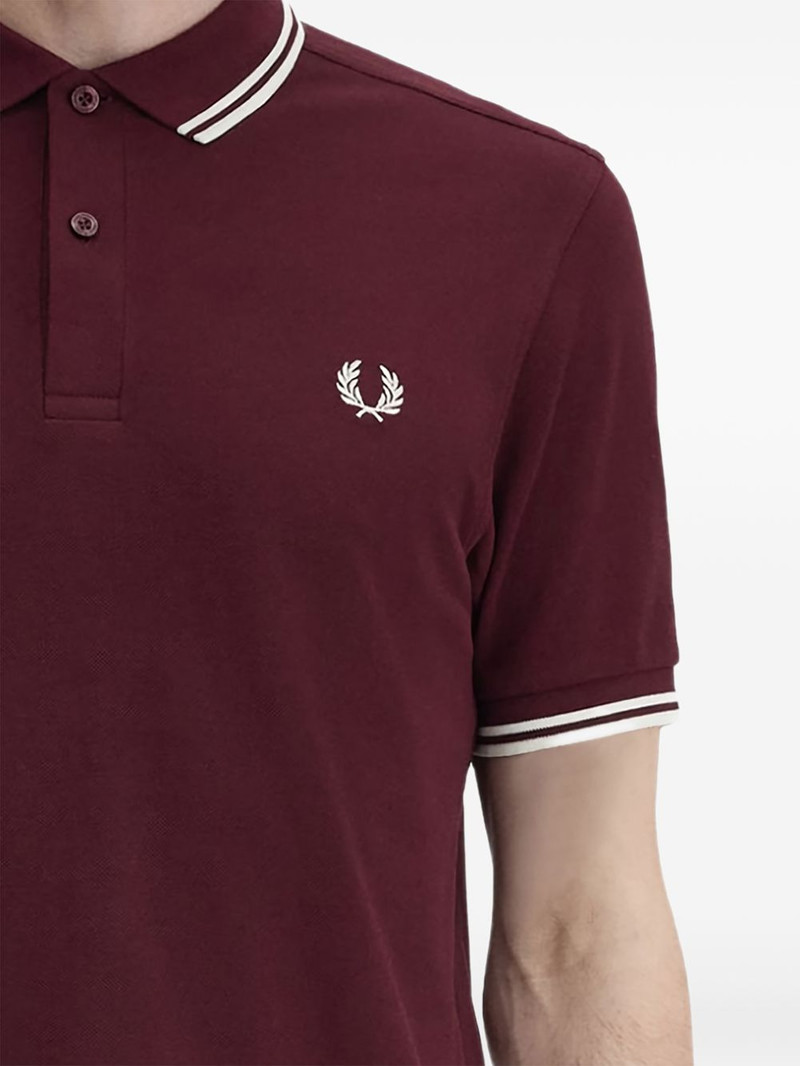 Fred Perry M3600 striped logo polo shirt outlook