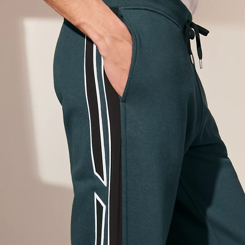 "Run H" bicolor jogging pants - 3
