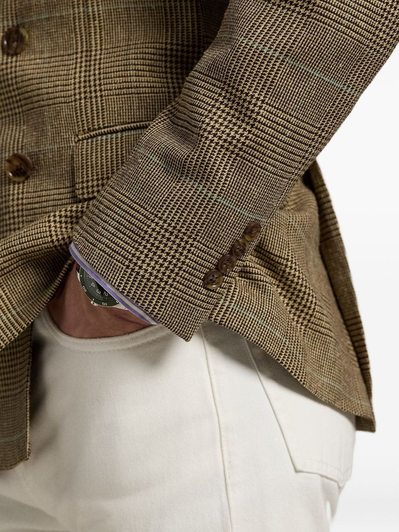 double-breasted checked-pattern blazer 4