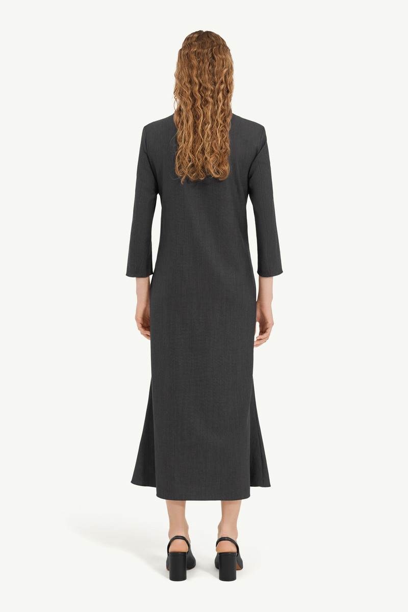 Tailored dress with gloves 3
