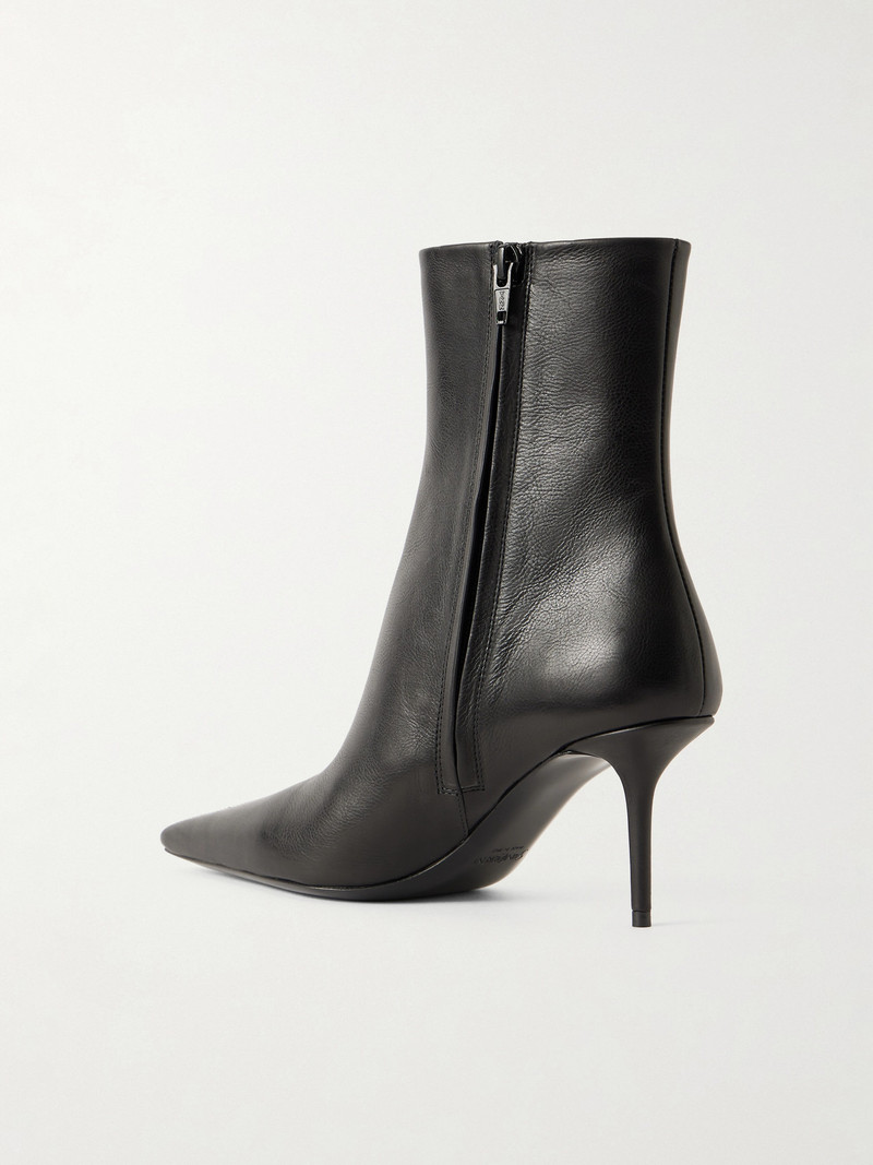 SAINT LAURENT Ashley Leather Ankle Boots outlook