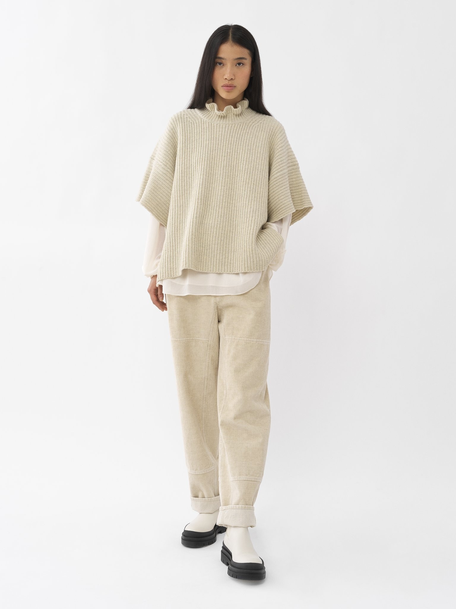 PONCHO SWEATER - 4