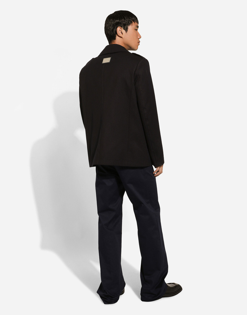 Boat-neck sweater in virgin wool 3