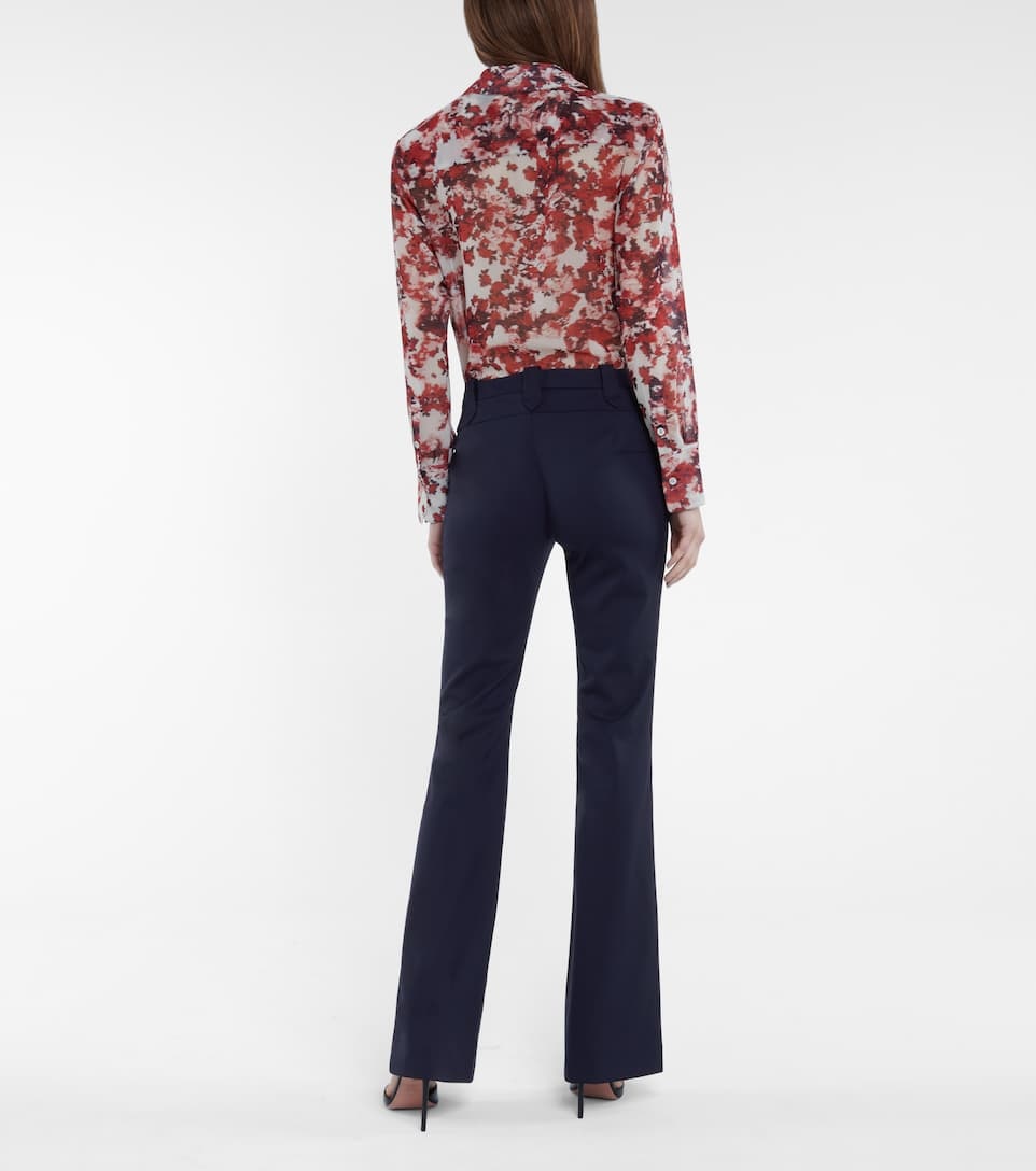 Serge stretch-wool bootcut pants - 3
