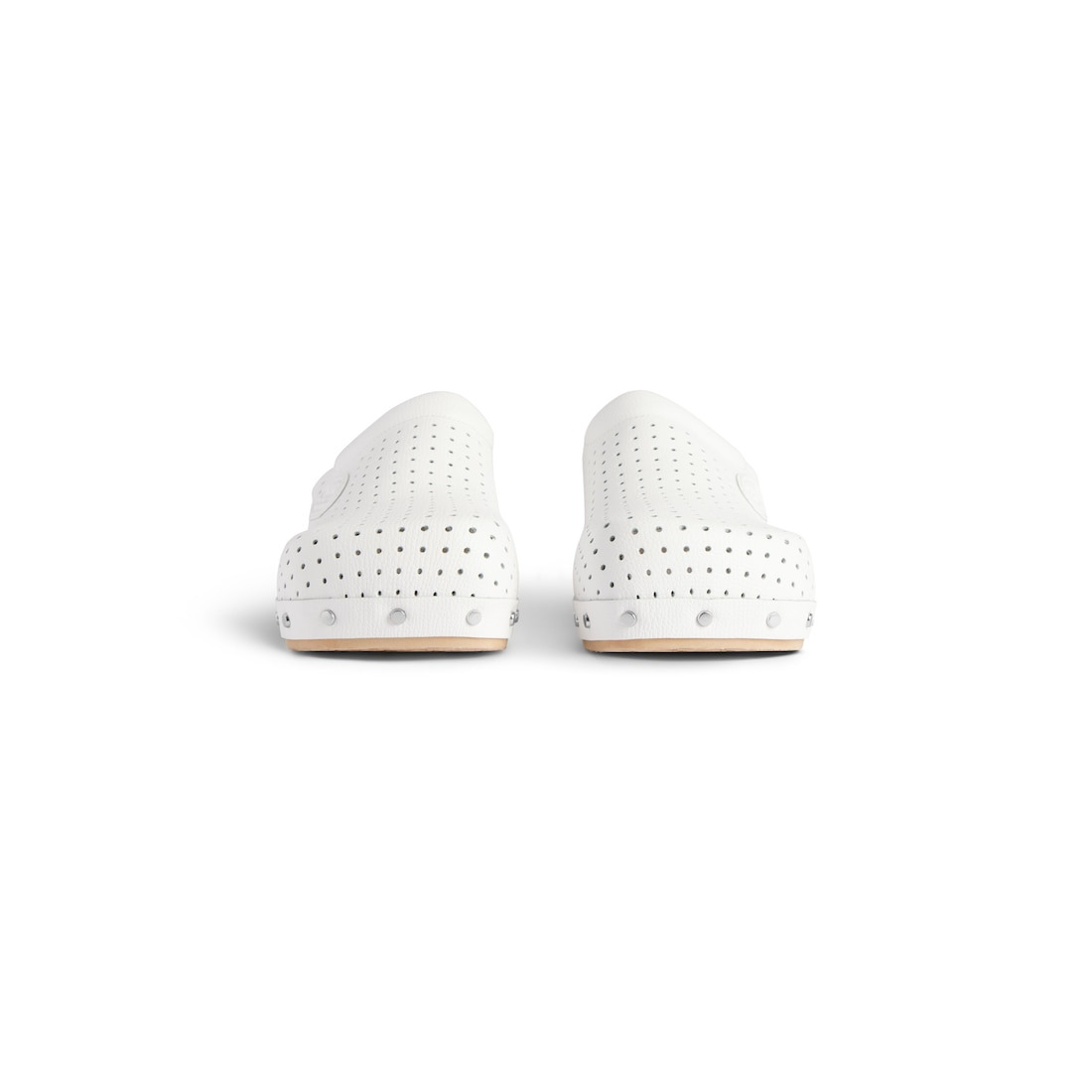Women's Balenciaga I Scholl Clog Mule in White - 3