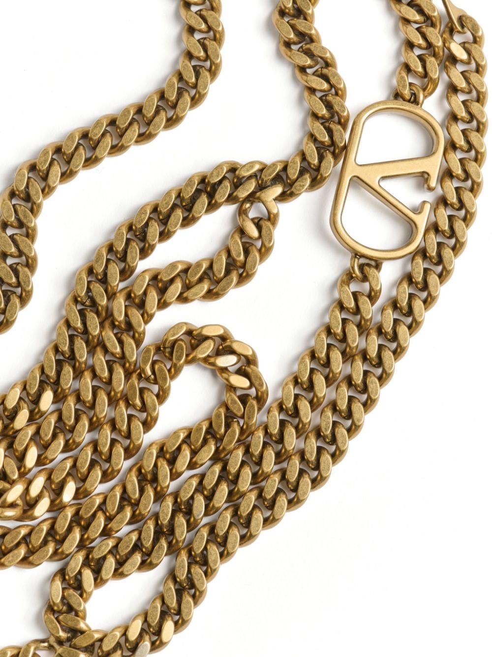 VLogo Signature chain-link belt - 4