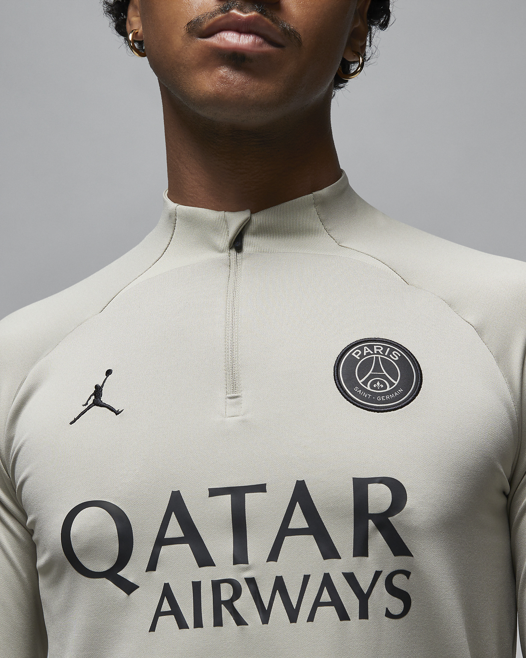 Men's Paris Saint-Germain Strike Jordan Dri-FIT Knit Soccer Drill Top - 3