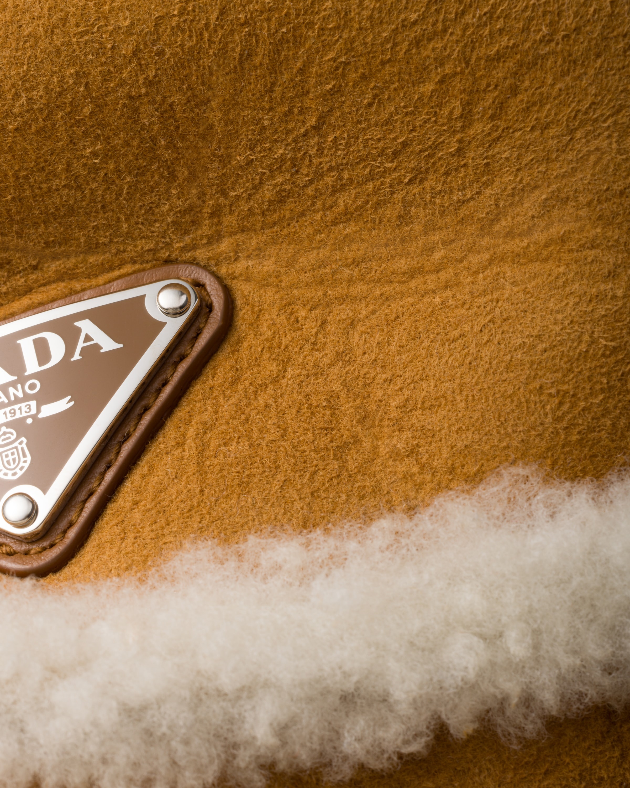 Suede shearling bucket hat - 4