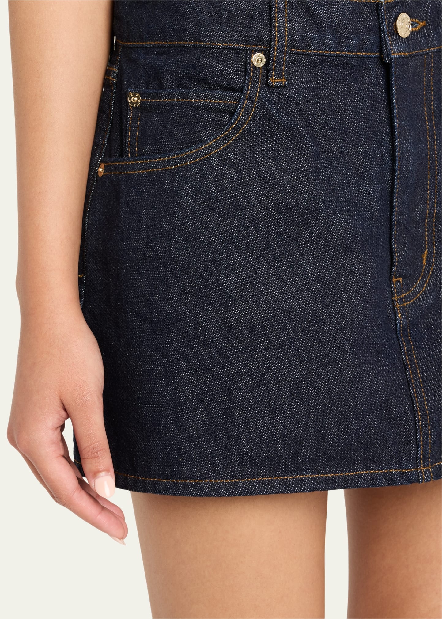 The Denim Mini Skirt - 5