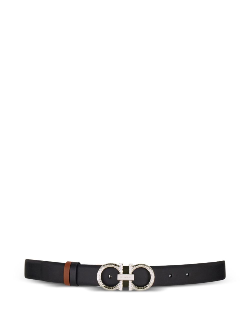 reversible adjustable Gancini belt - 3