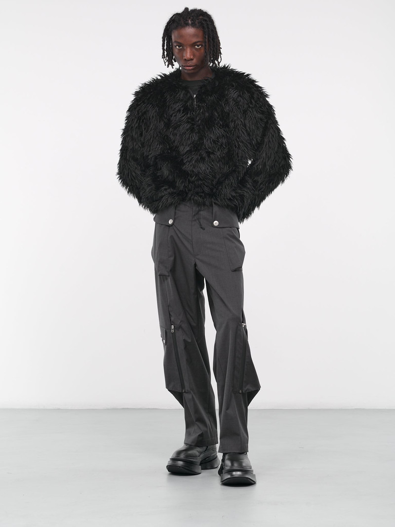 Omar Afridi Faux Fur Pullover outlook