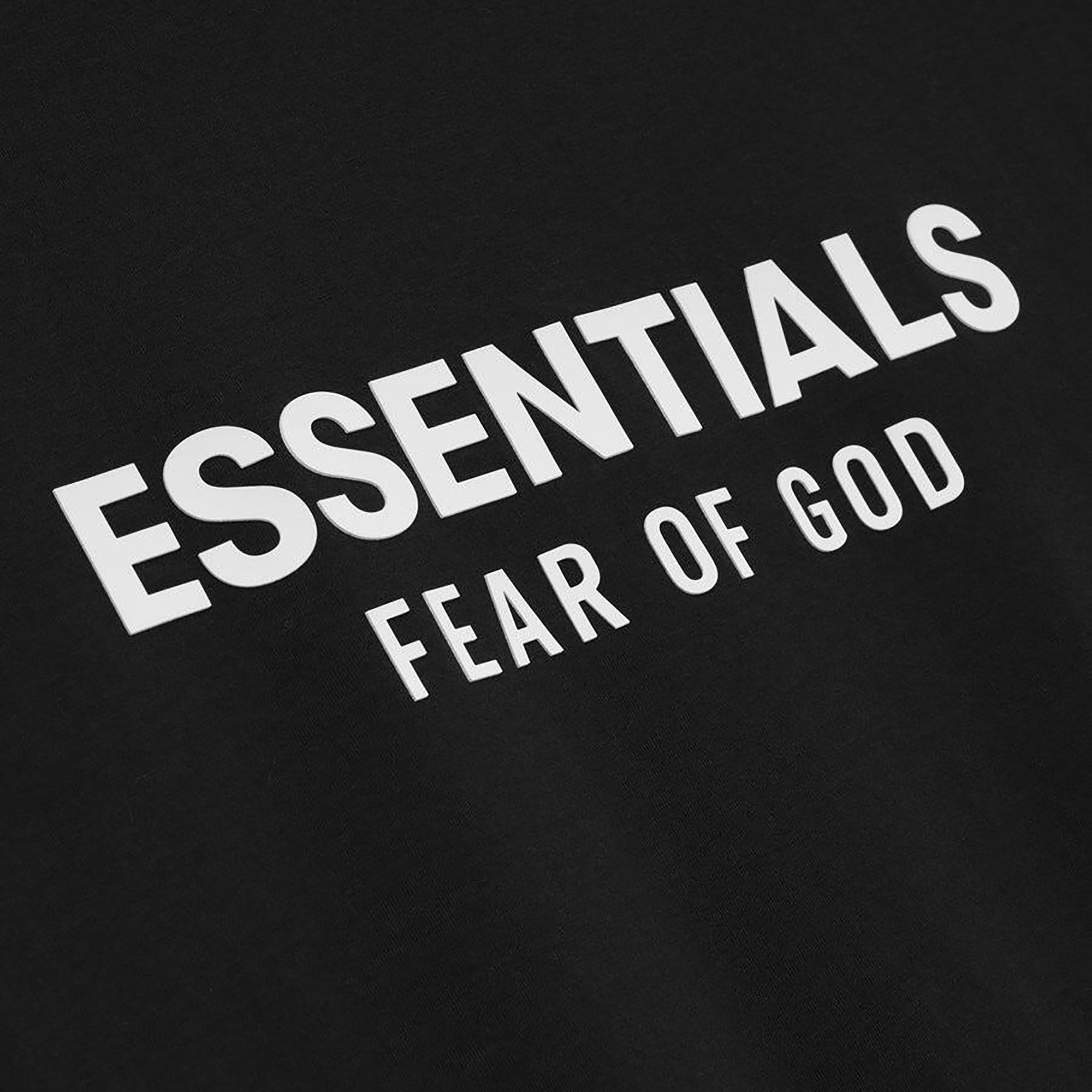 Fear of God Essentials Classic Fit T-Shirt 'Jet Black' - 3