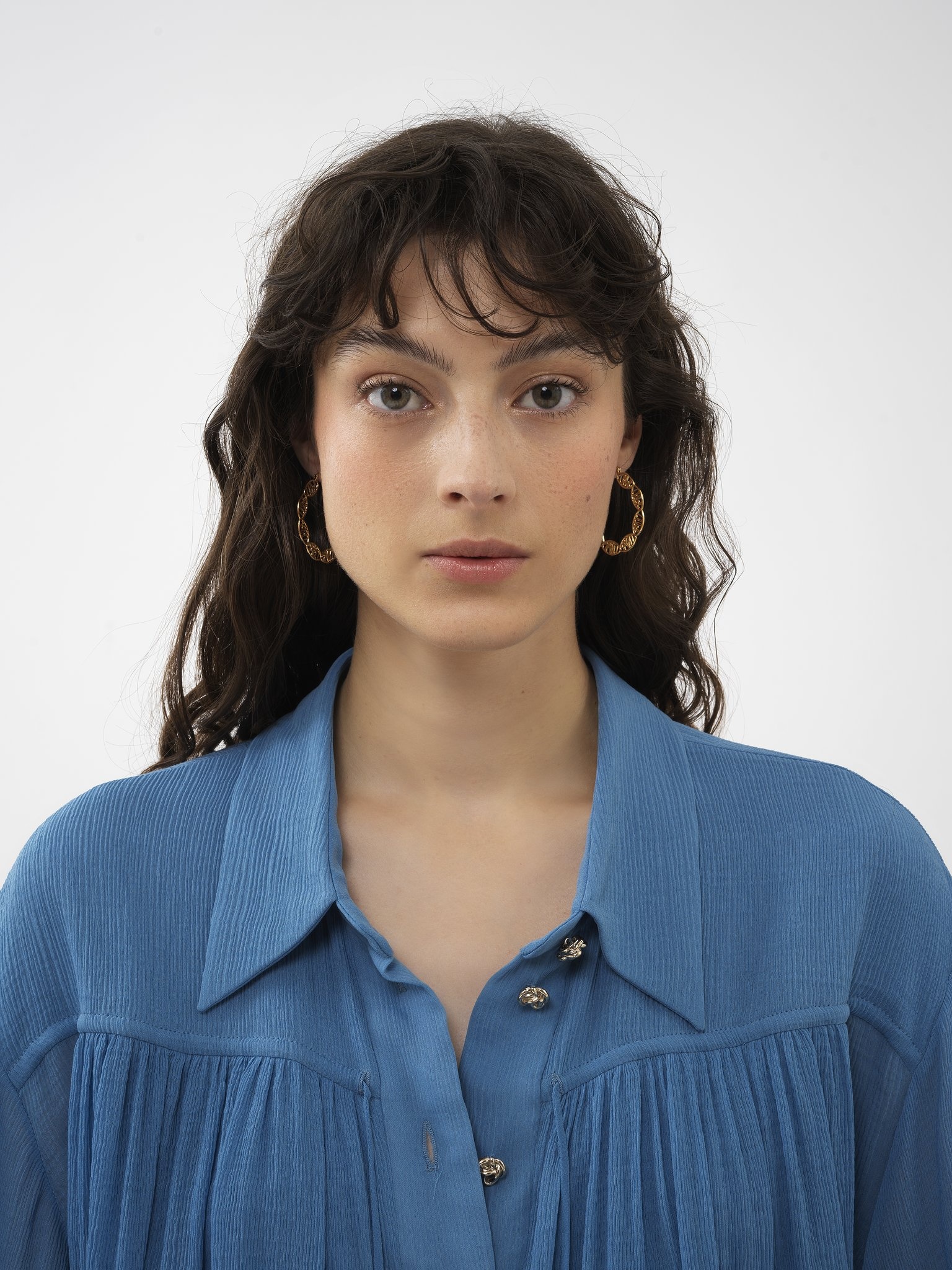 DARCEY LACE HOOP EARRINGS - 2