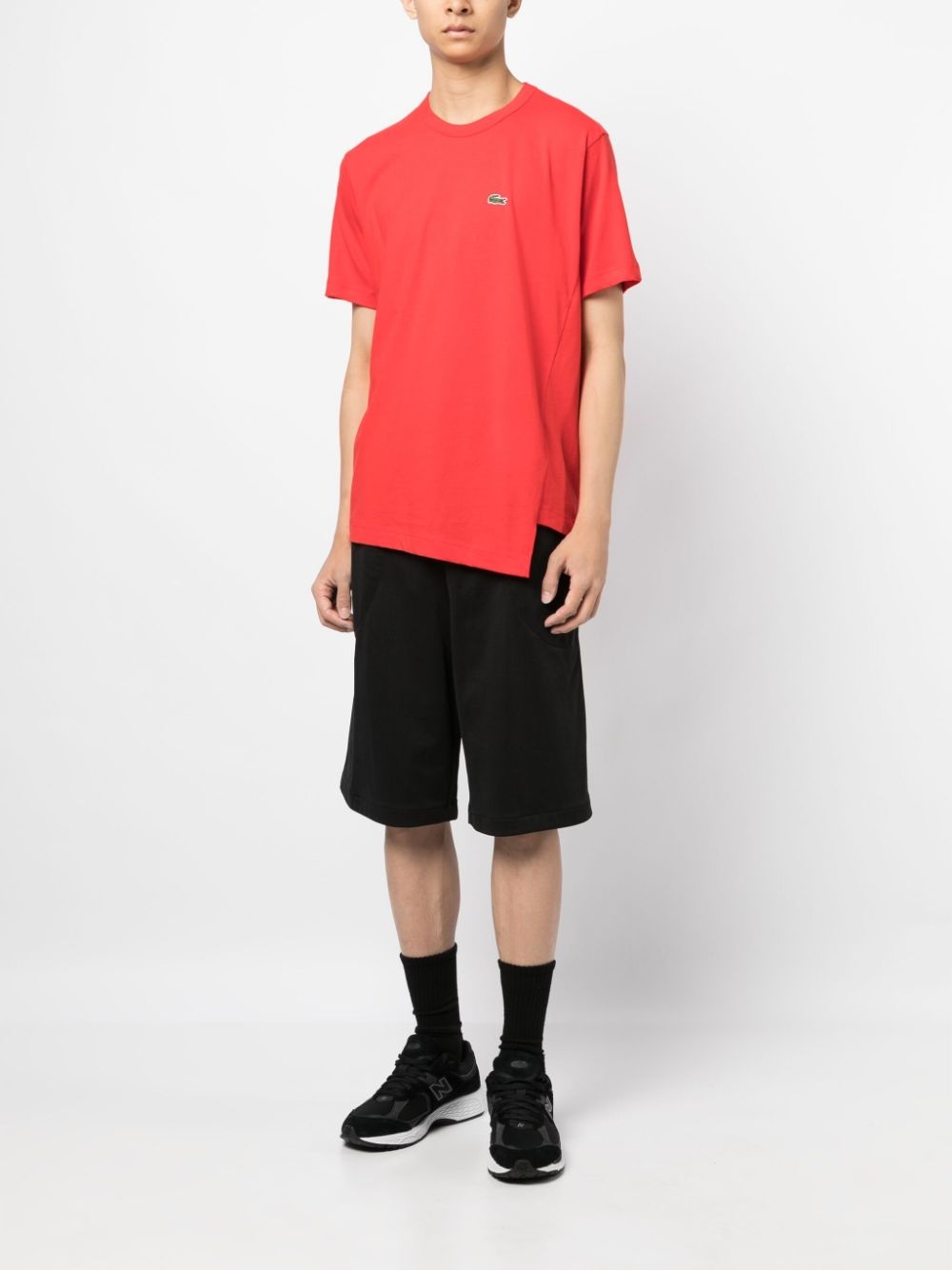 logo-patch cotton T-shirt - 2