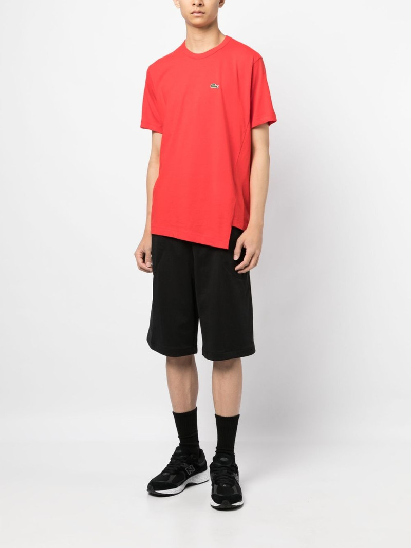 Comme des Garçons SHIRT logo-patch cotton T-shirt outlook