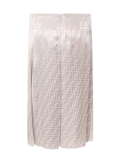 FENDI Silk skirt with FF motif outlook
