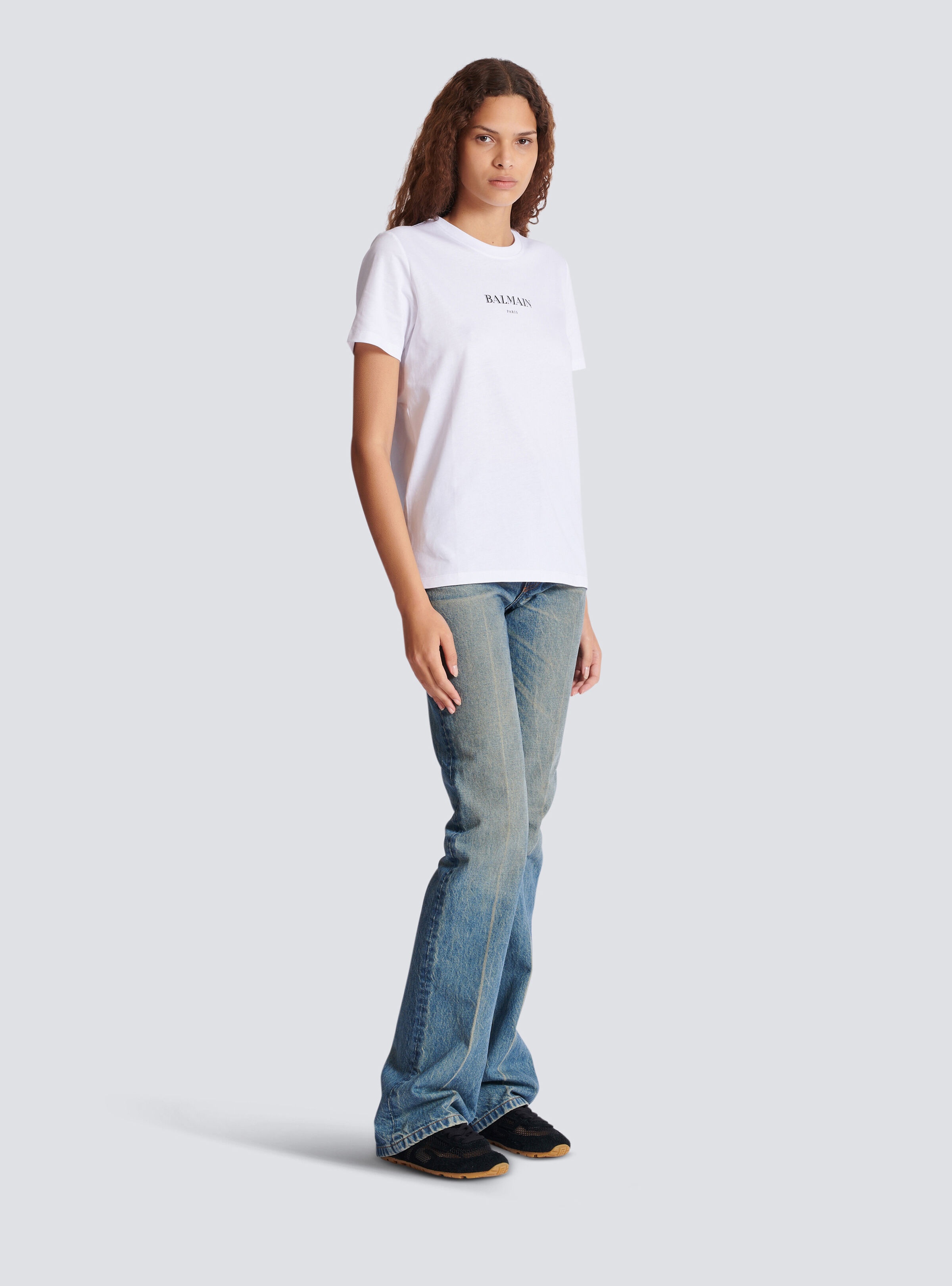 T-shirt with Balmain print - 3