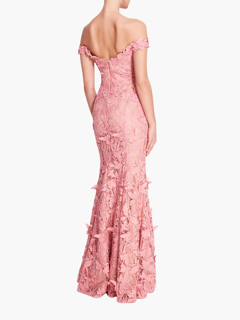 Marchesa ORGANIC LACE GOWN outlook