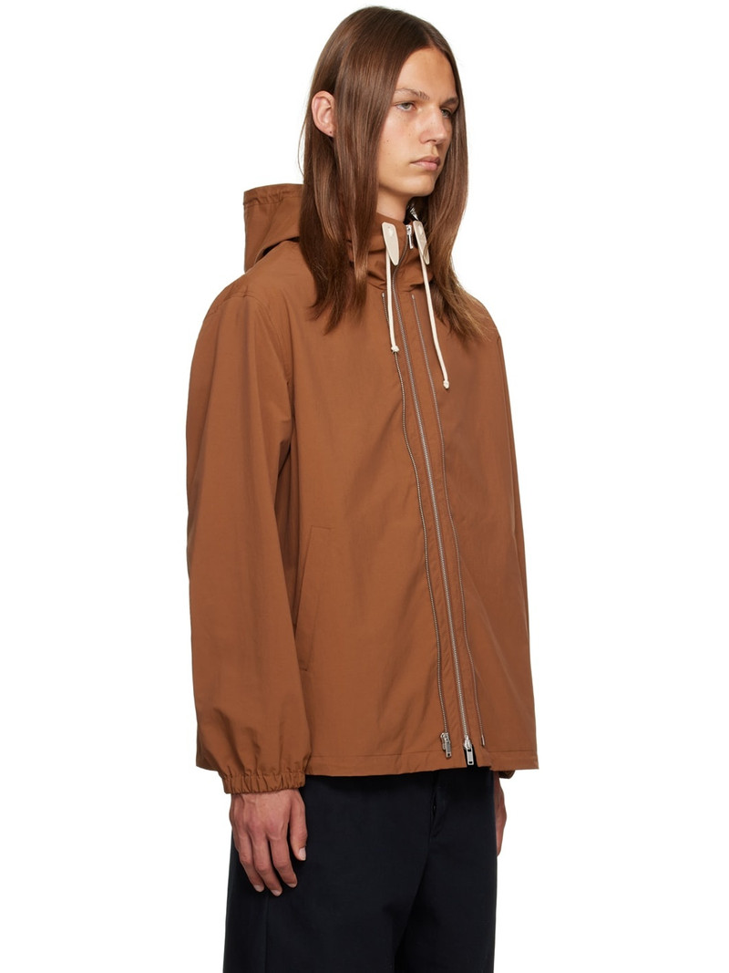 Jil Sander Brown & Red Jacket & Down Vest Set outlook
