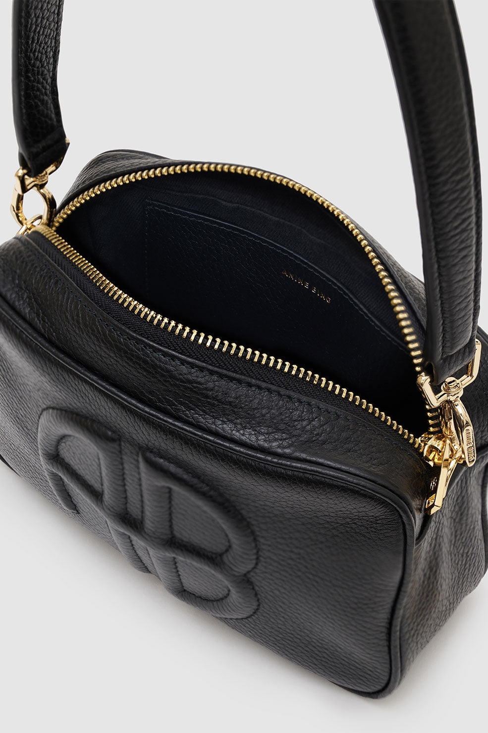Lili Bag - Black Pebbled - 5