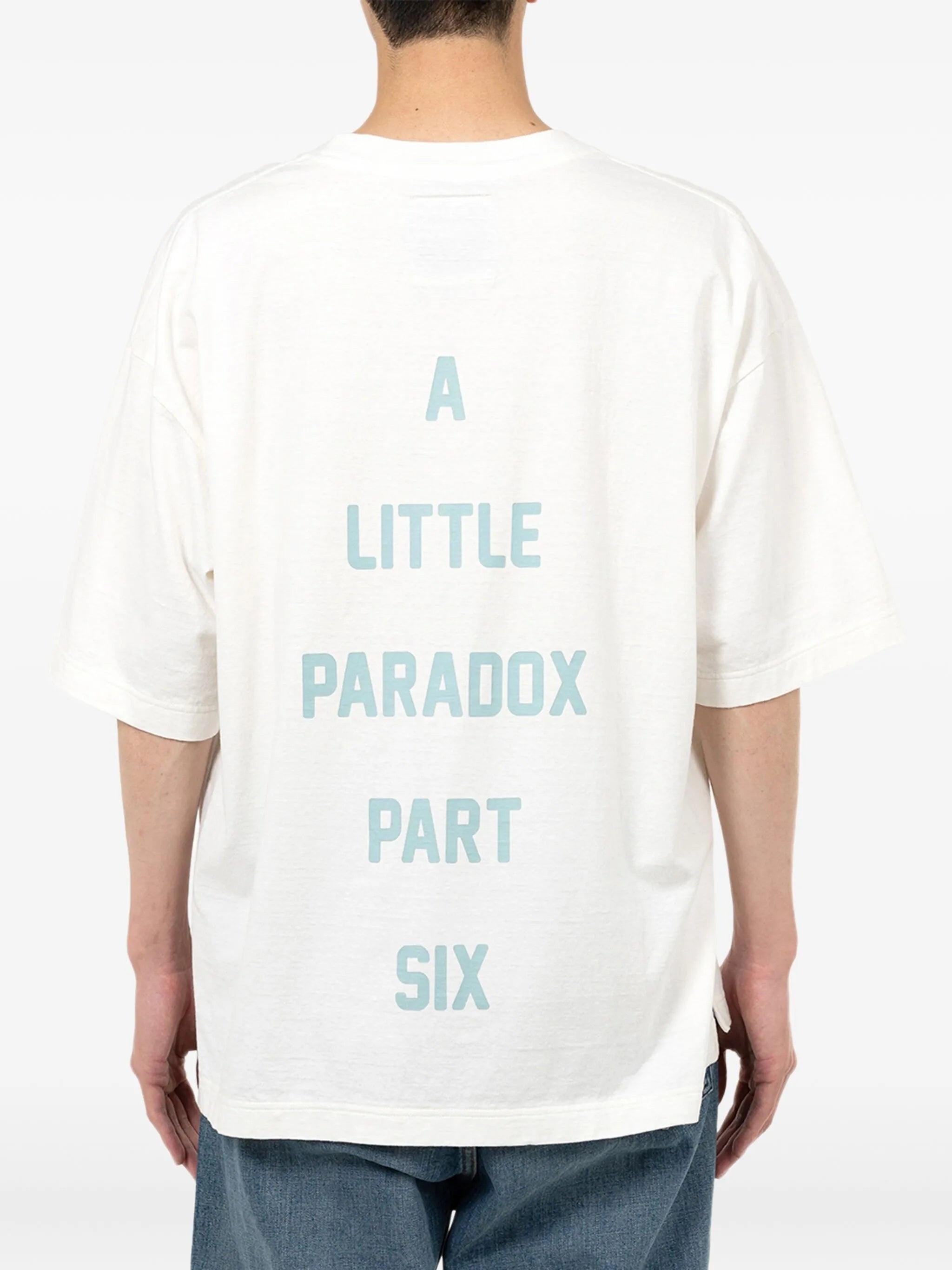 Maison Mihara Yasuhiro Dog-print Text-detail T-shirt - 4