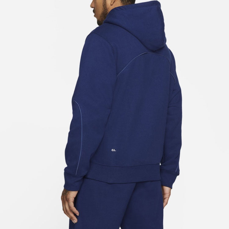 Nike x NOCTA Cardinal Stock Small Logo Hoodie 'Navy' DA3920-492 - 4