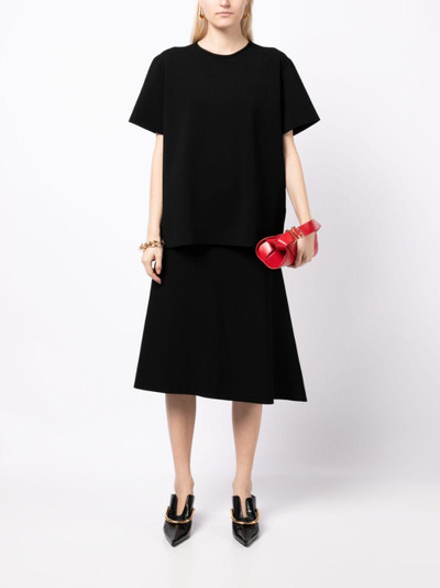 Jil Sander A-Line asymmetric midi skirt outlook