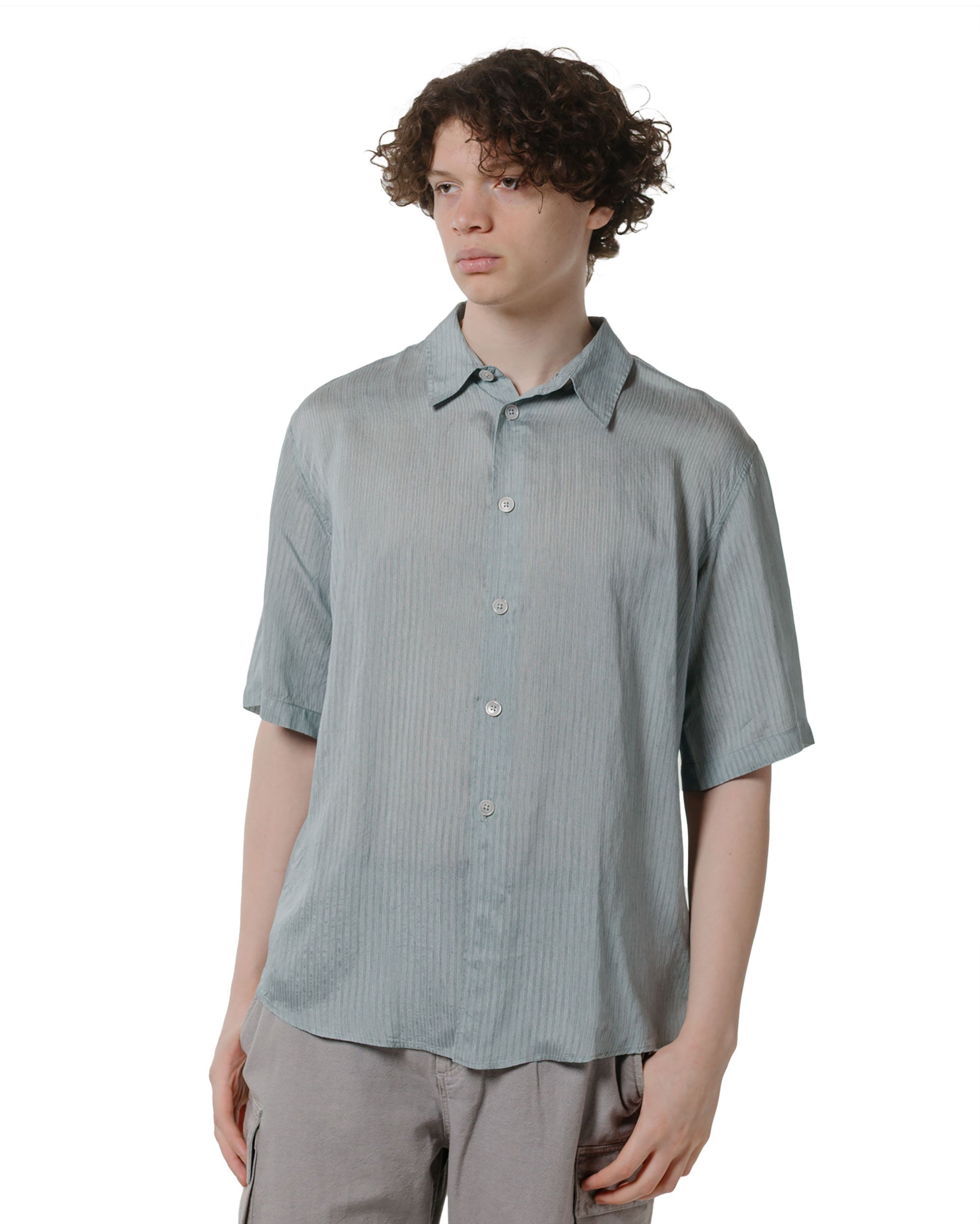 Beyond Shirt Shortsleeve Geo Stripe Ceremonial Viscose - 2