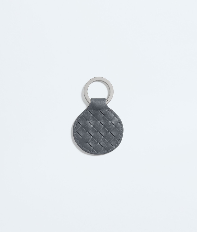 Bottega Veneta Intrecciato Piccolo Round Key Ring outlook