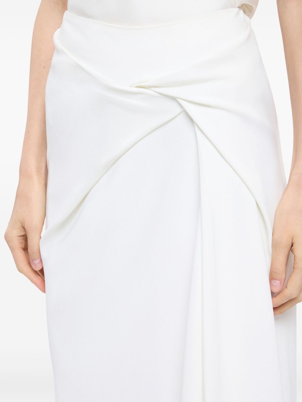 asymmetrical twist skirt - 5