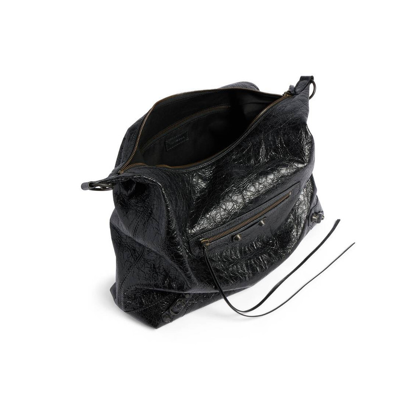Women's Le City Hobo Bag Medium in Black 5