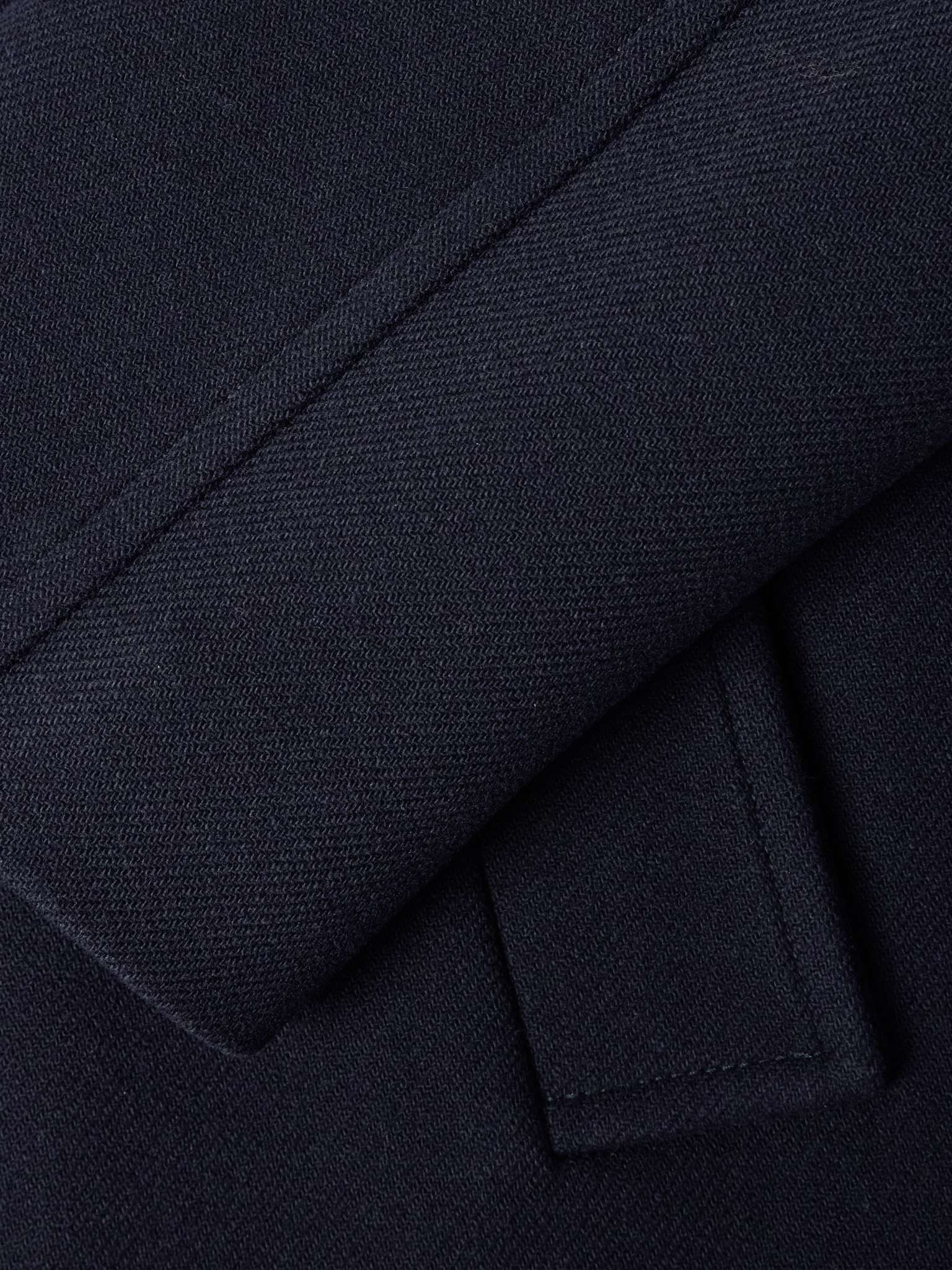 Double-Breasted Wool-Twill Peacoat - 3