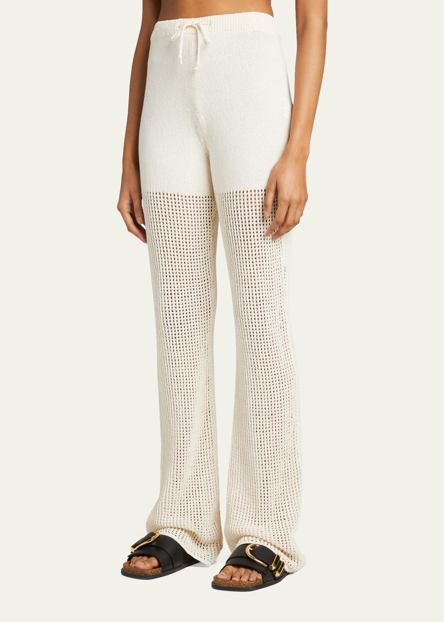Kaela Full-Length Coverup Crochet Pants - 3