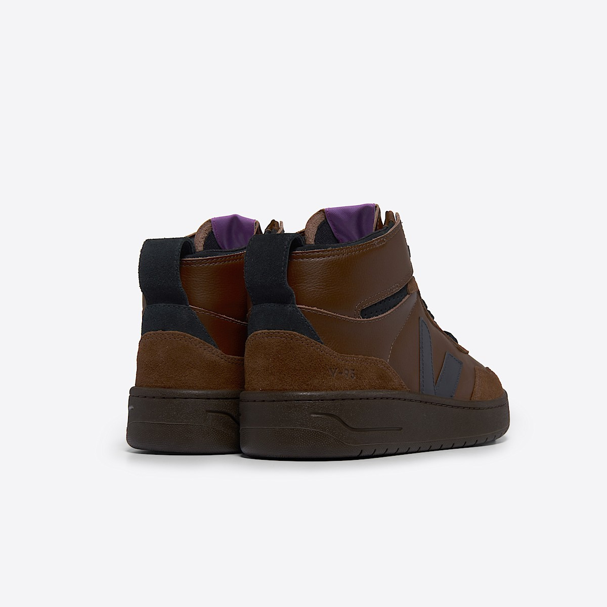 V-95 LEATHER WALNUT BLACK - 3