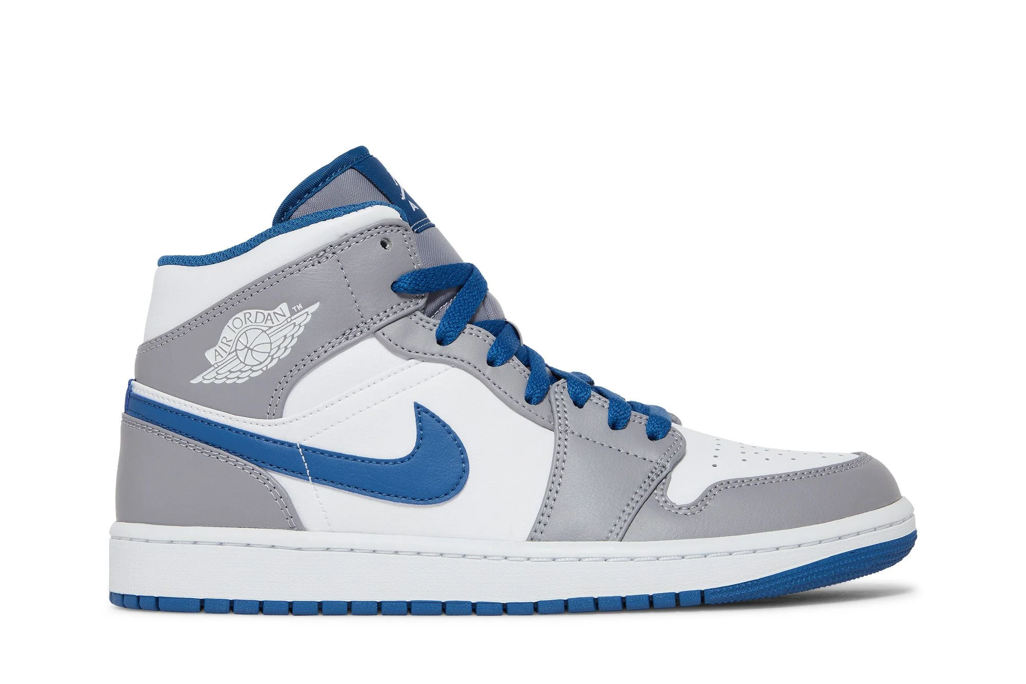 Air Jordan 1 Mid 'Cement True Blue' - 1