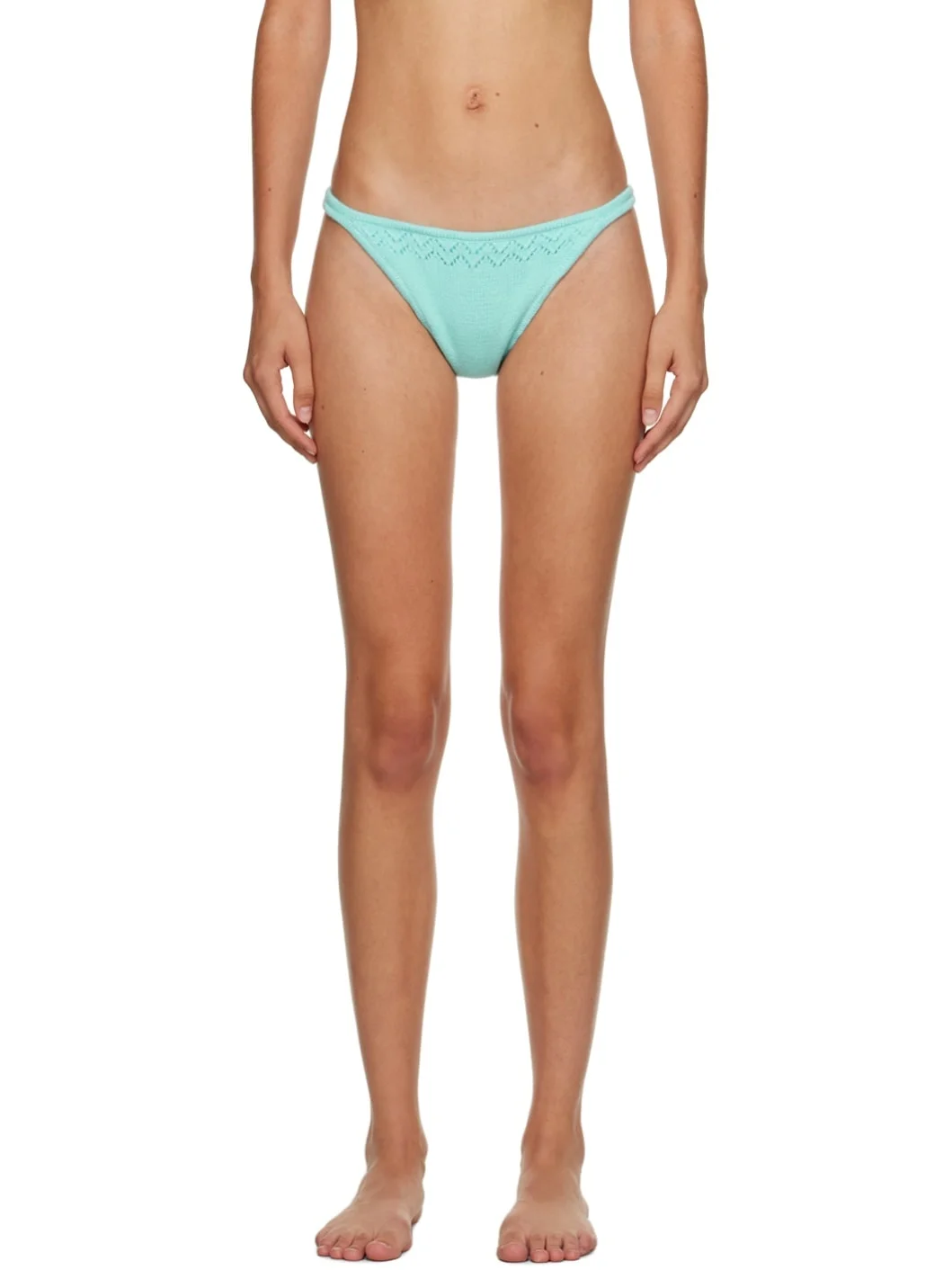 Blue Frankies Bikinis Edition Tide Bikini Bottoms - 1