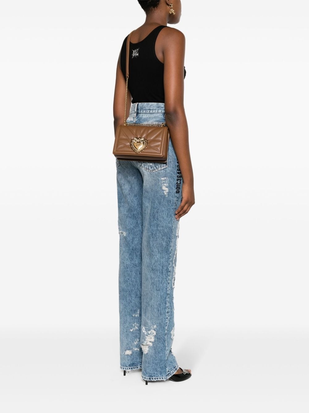 medium Devotion leather shoulder bag - 2