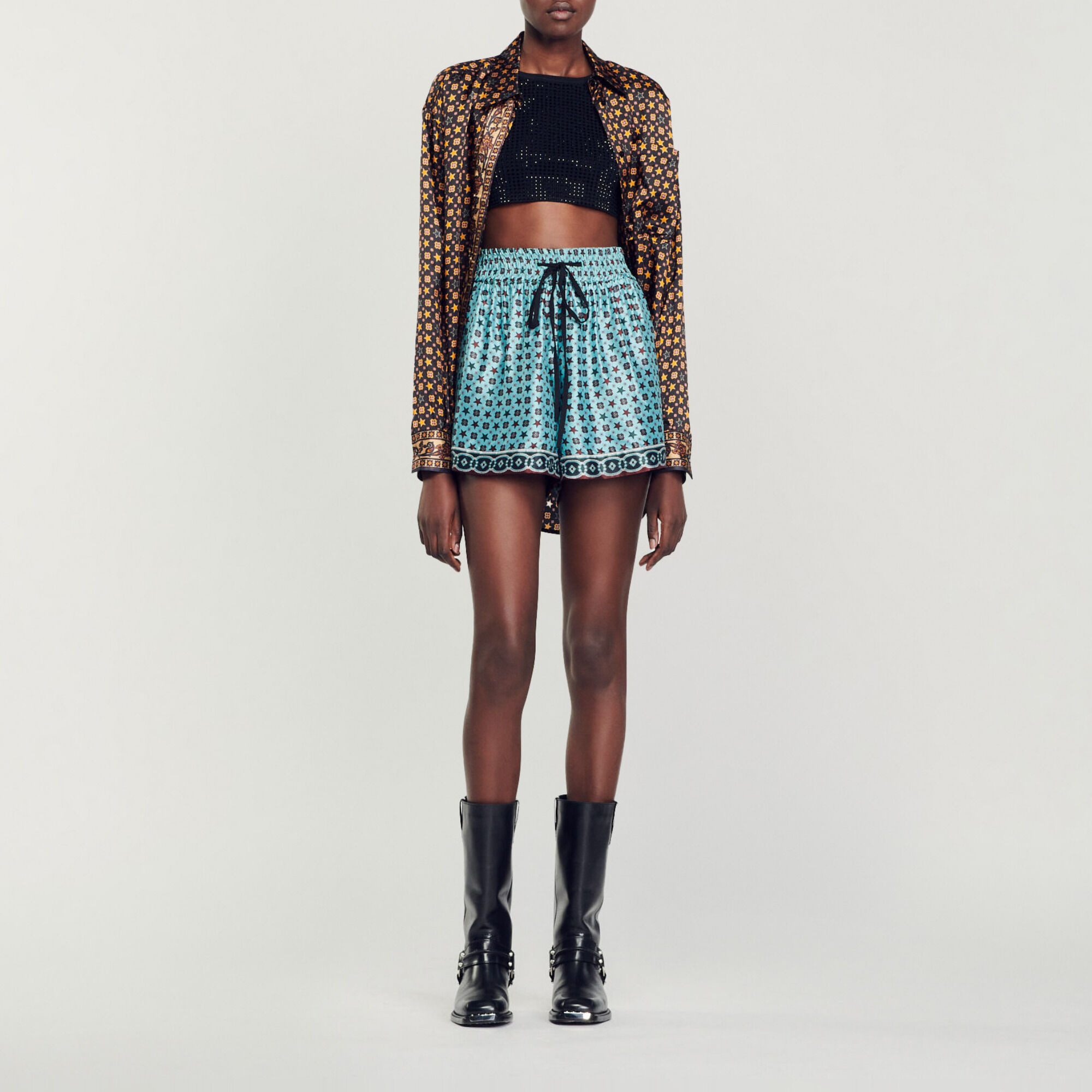 FLOATY PRINTED SHORTS - 2