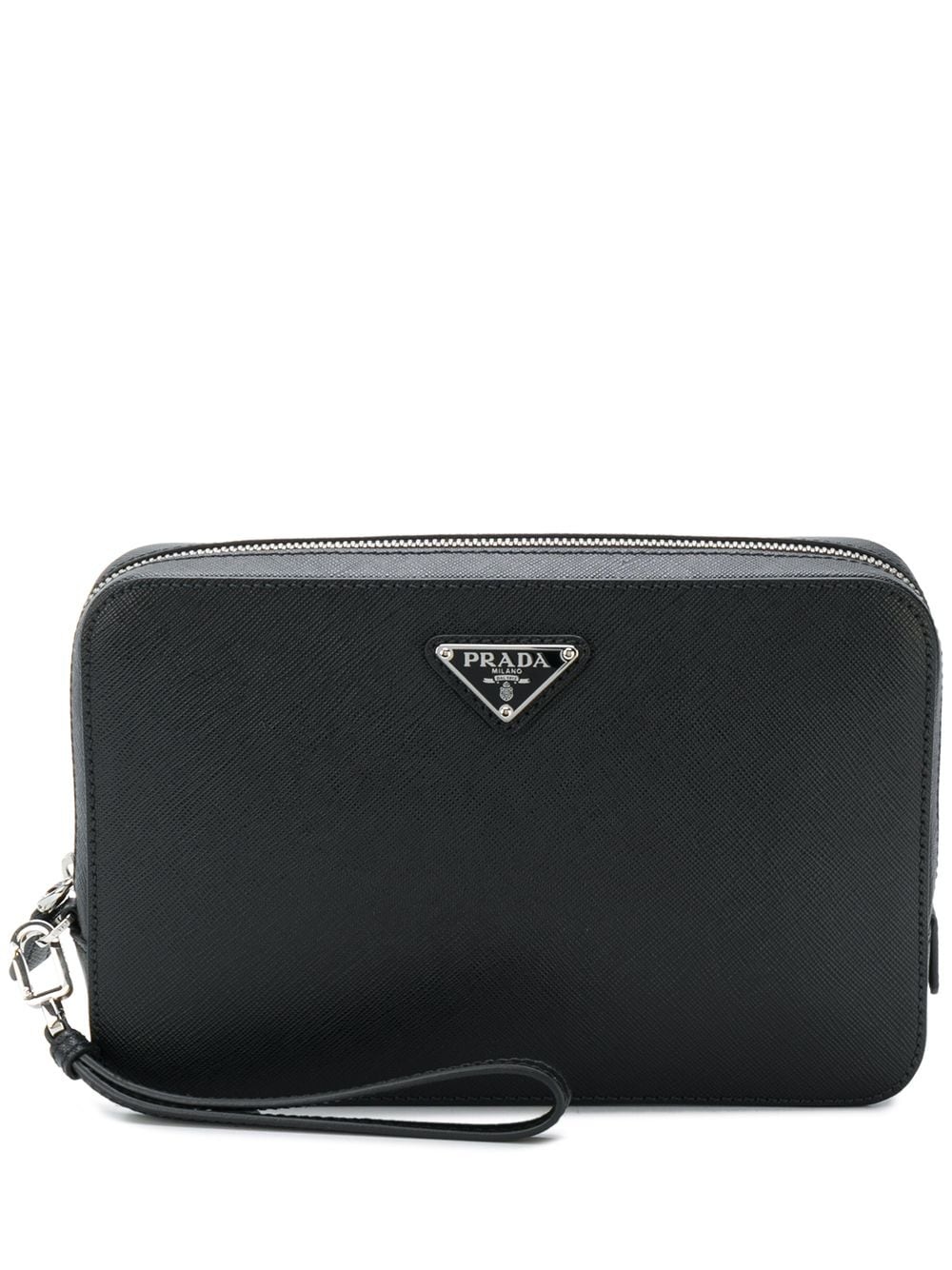 structured logo pouch - 1