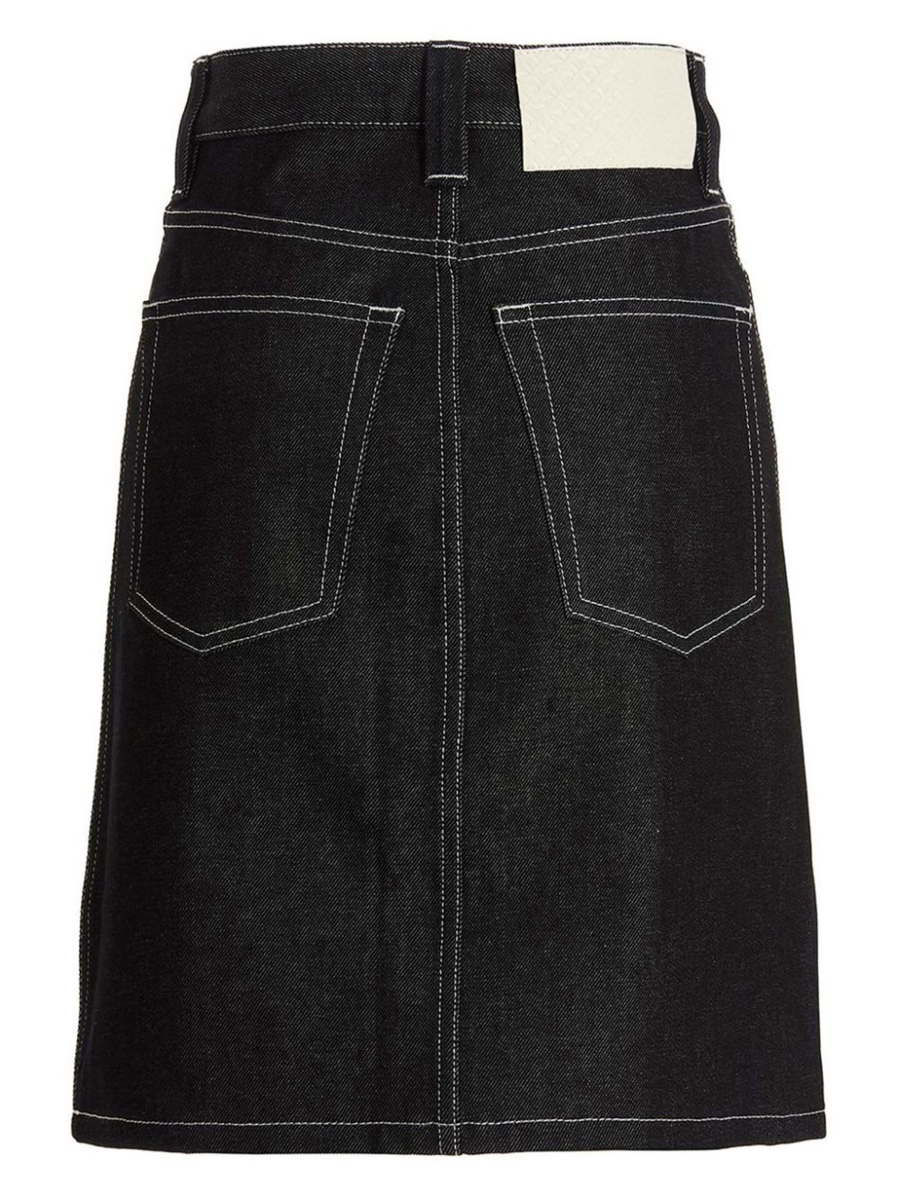 denim midi skirt - 2
