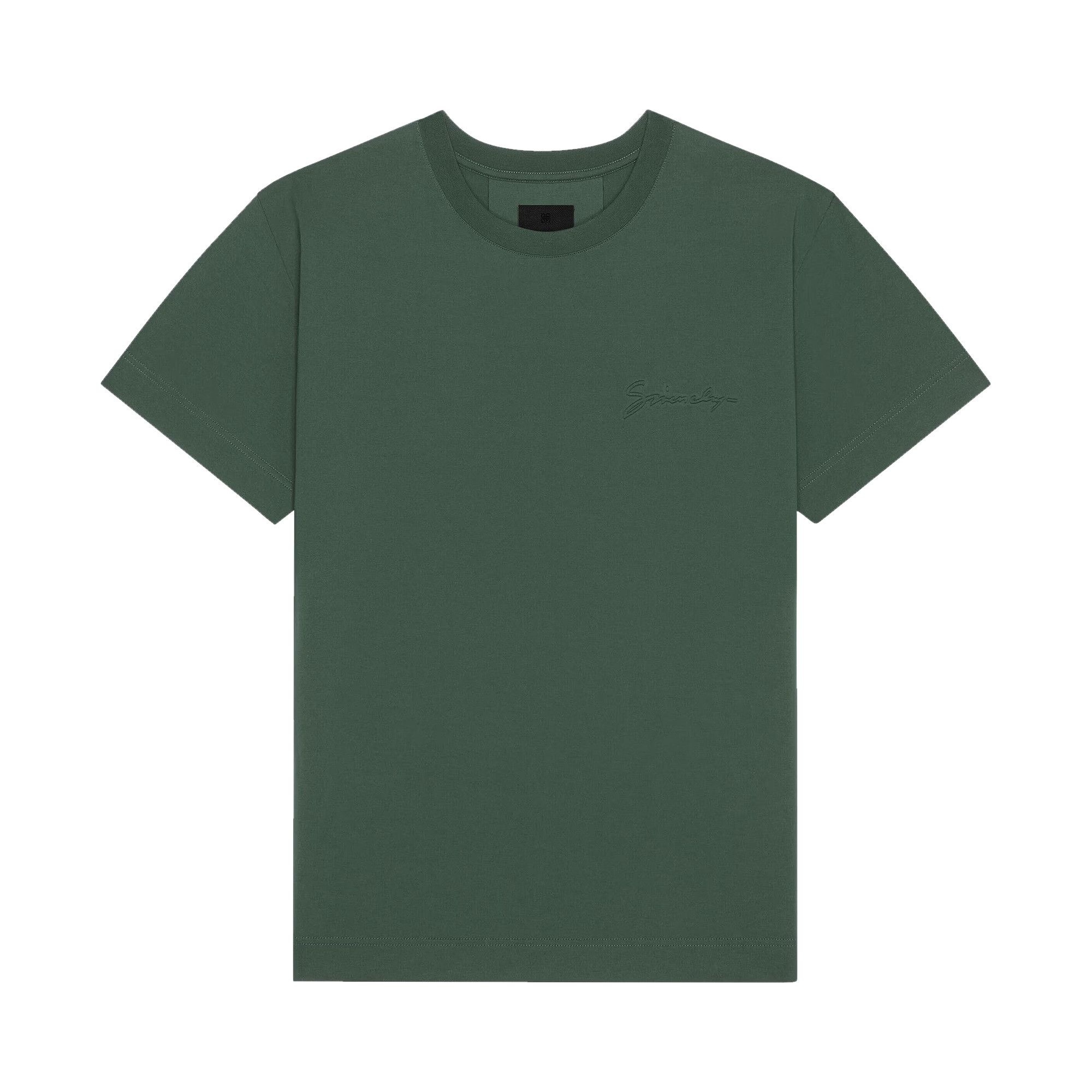 Givenchy Short-Sleeve T-Shirt 'Dark Green' - 1