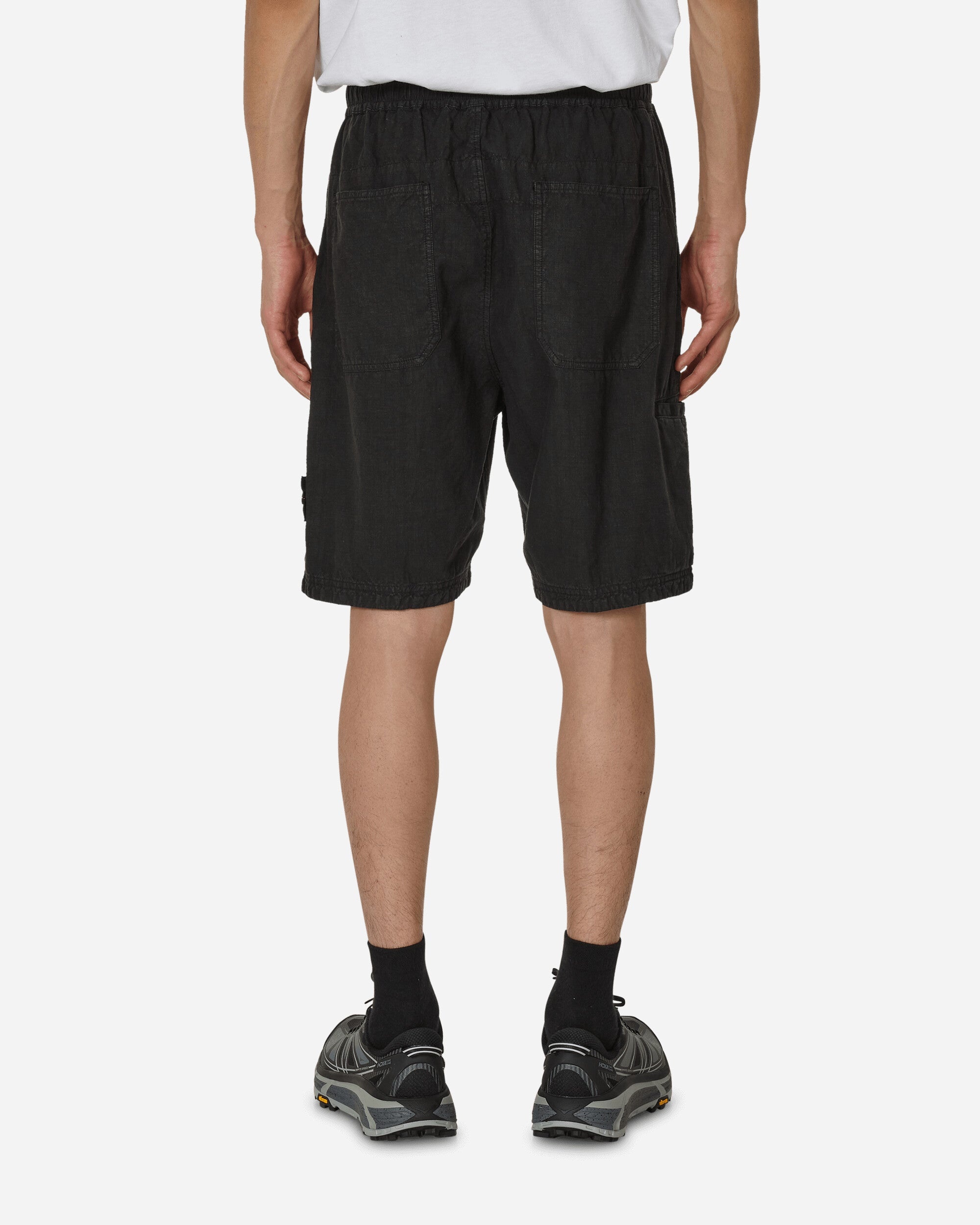 Lino Nylon Tela-TC Shorts Black - 3