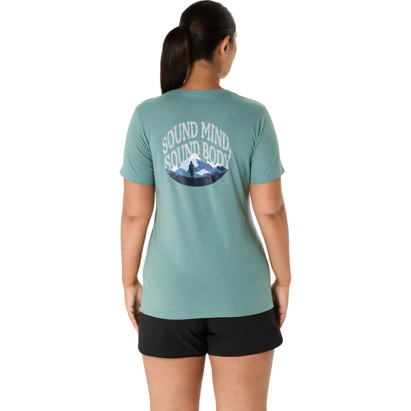Asics WOMEN'S ASICS NATURE V-NECK SHORT SLEEVE TEE outlook
