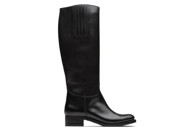 Elizabeth
Calf Leather Knee High Boot Black 1
