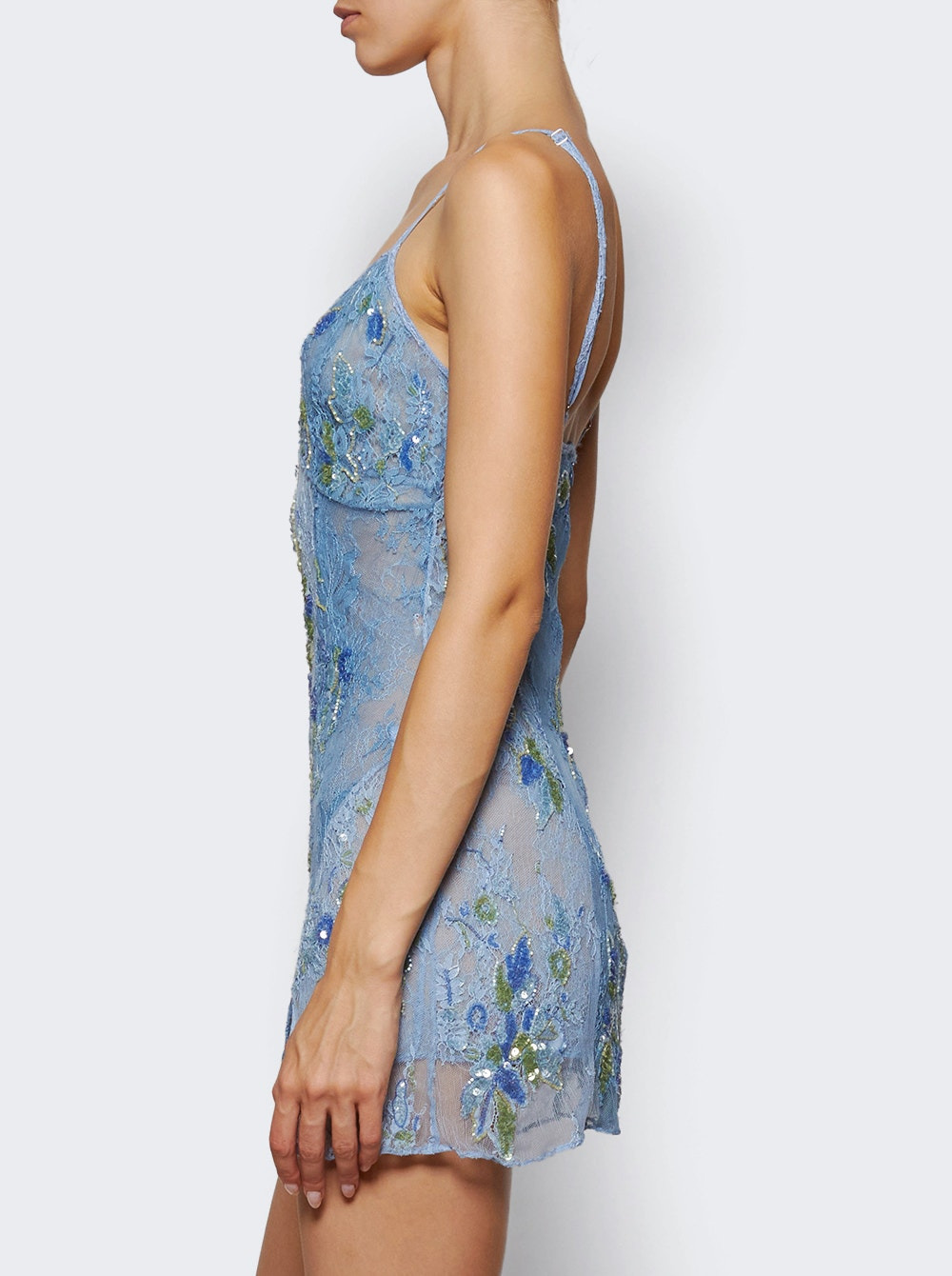 Embroidered Fairy Dress Blue - 3