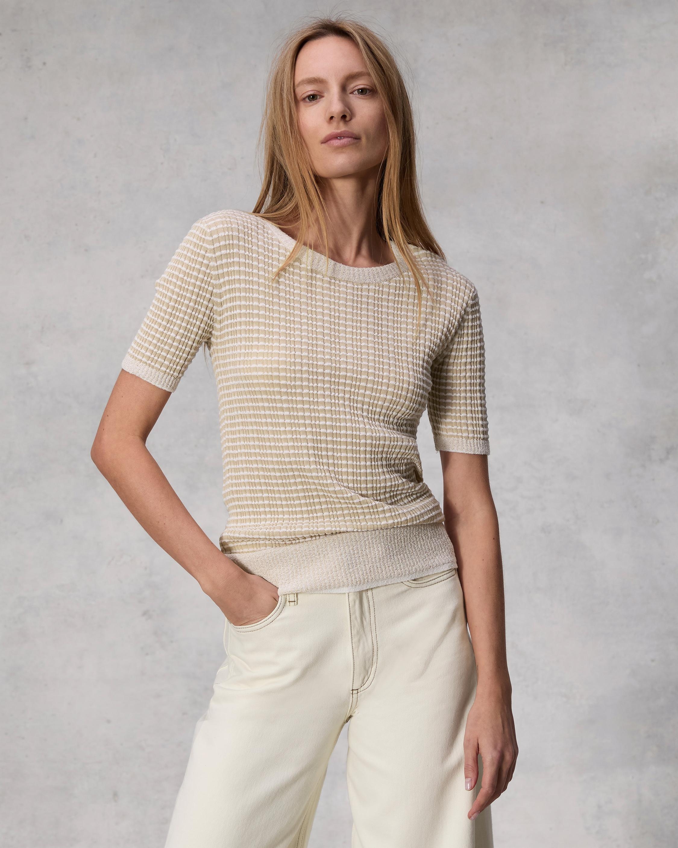 Kilee Striped Cotton Tee
Slim Fit - 2