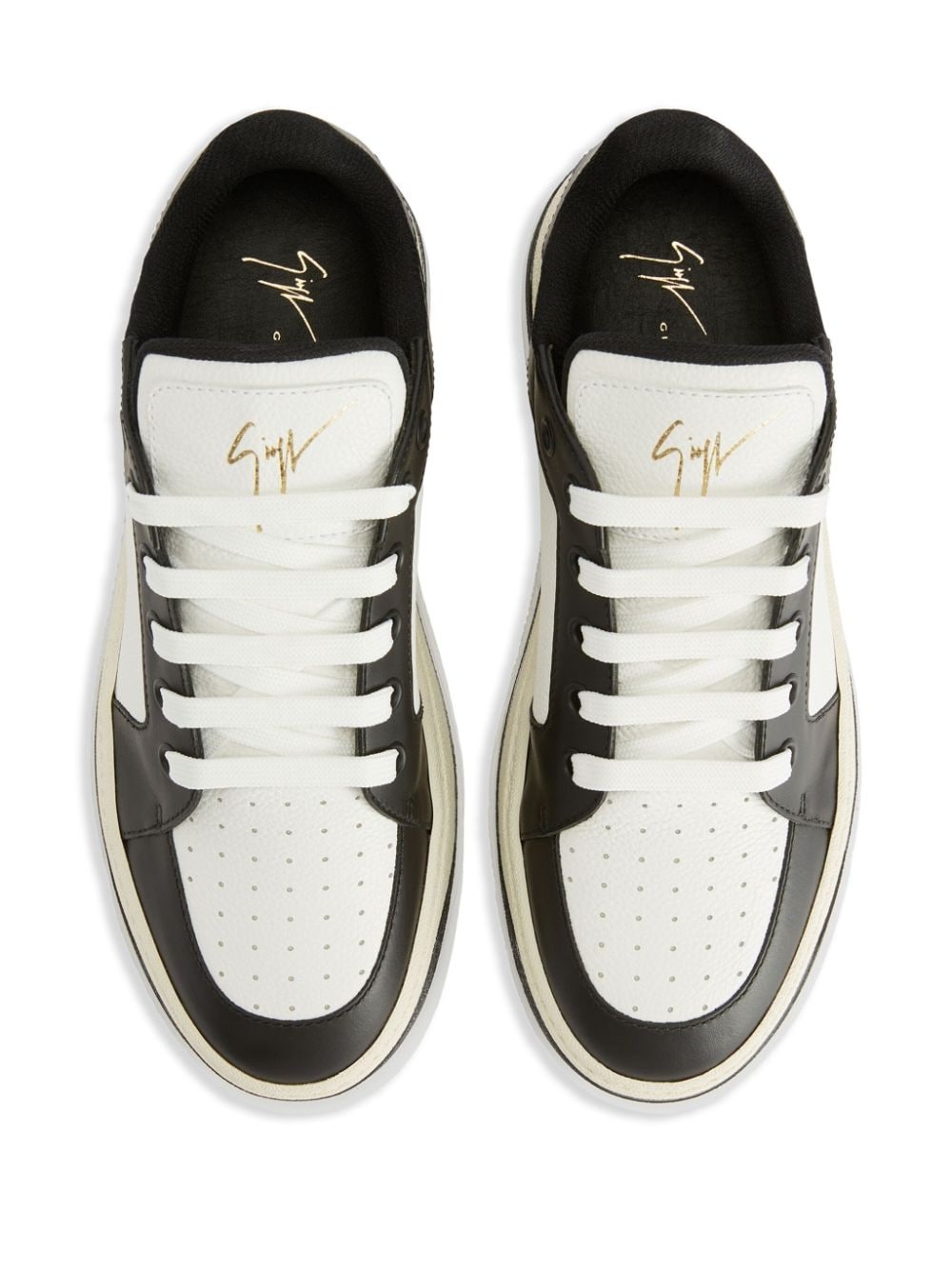 Gz94 low-top leather sneakers - 4