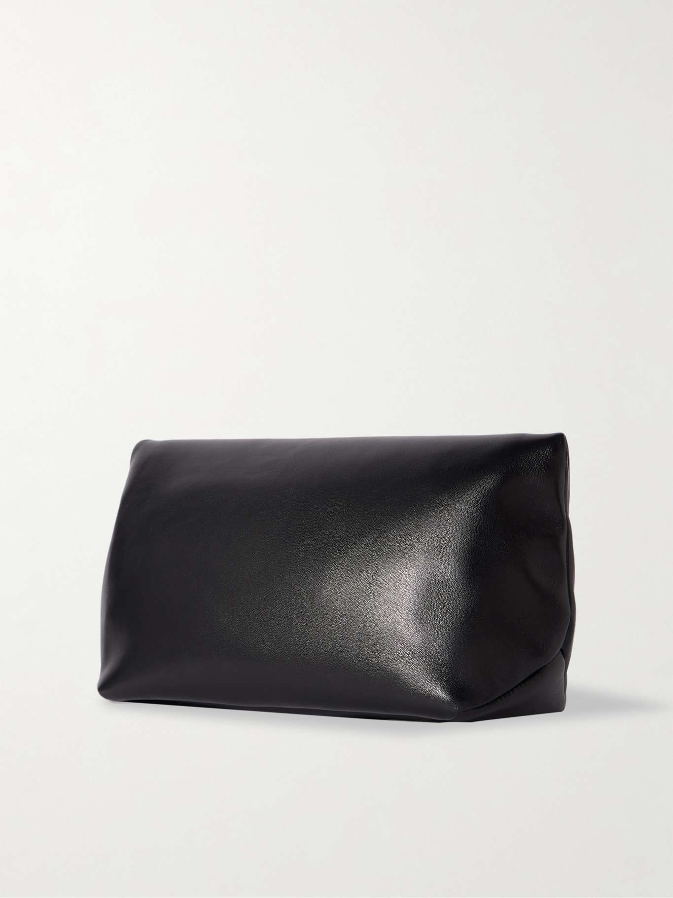 Embellished leather clutch Black - 3
