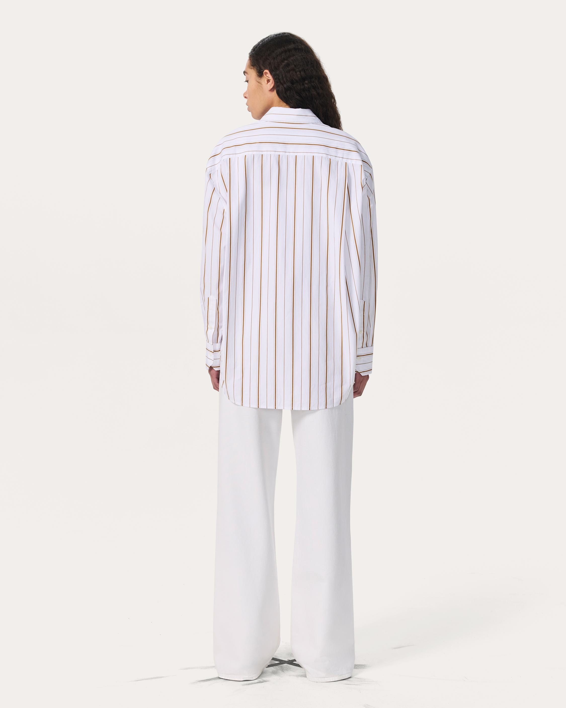 Jessica Striped Poplin Shirt - 6