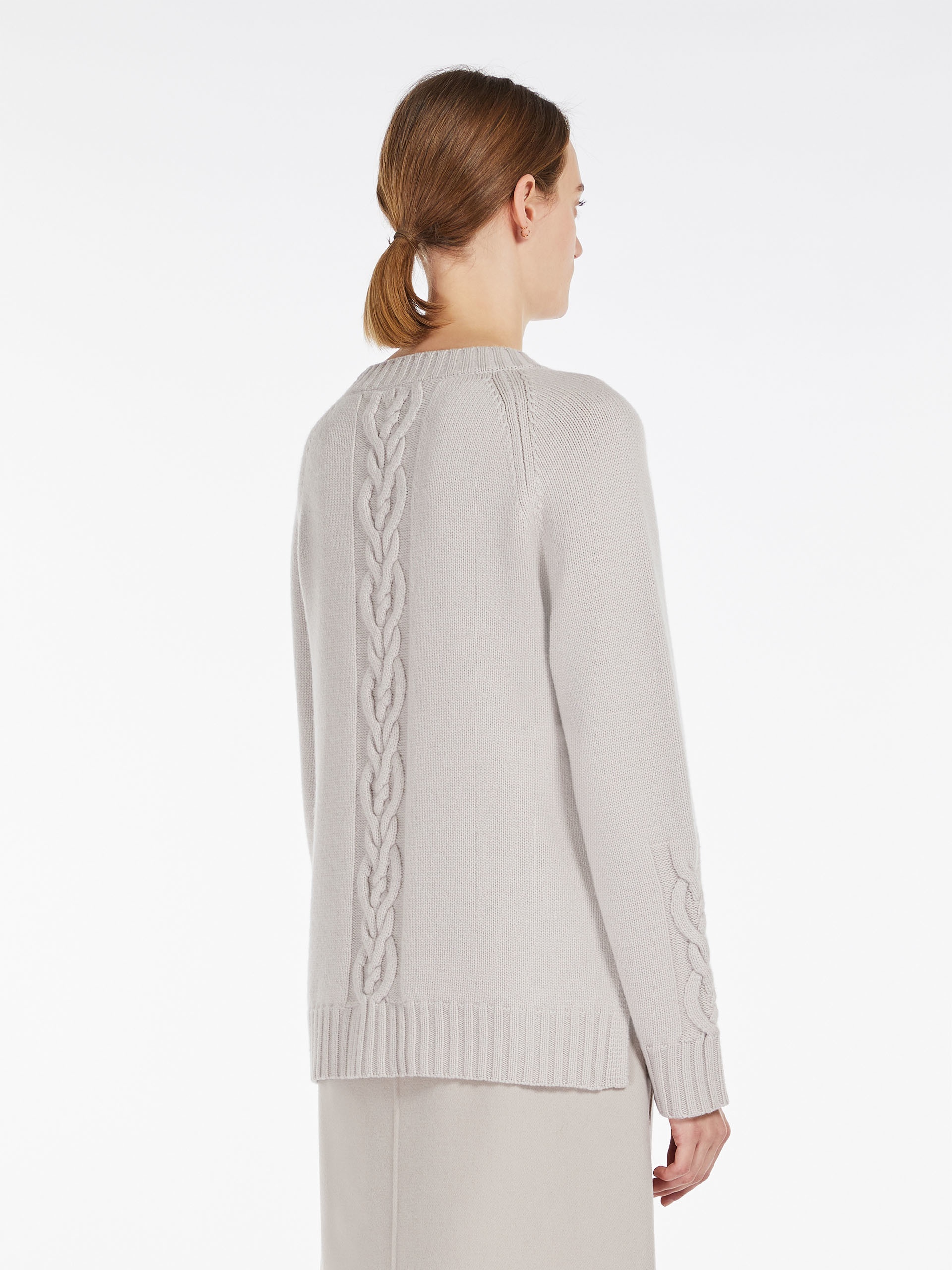 GINNY Cable-knit wool and cashmere sweater - 4